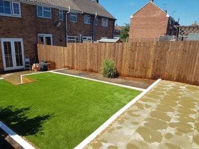 six foot tall fence with brown varnish for weathering protection new garden style in corby